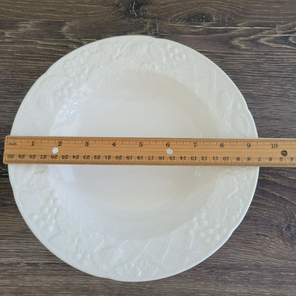 English Countryside White Rim Soup Bowl Set of 2
