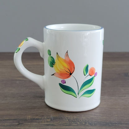 Herend Village Pottery Morning Song Coffee Mug, Made in Hungary