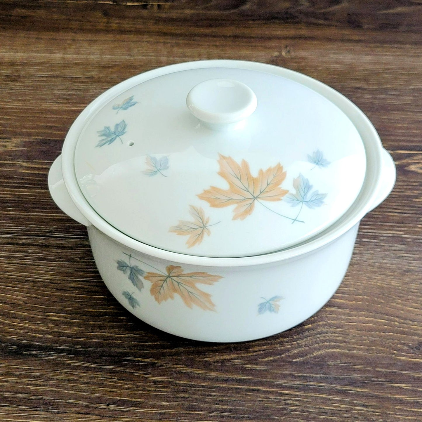 Noritake Maplewood 3 Qt. Round Covered Casserole, c.1960s Japan