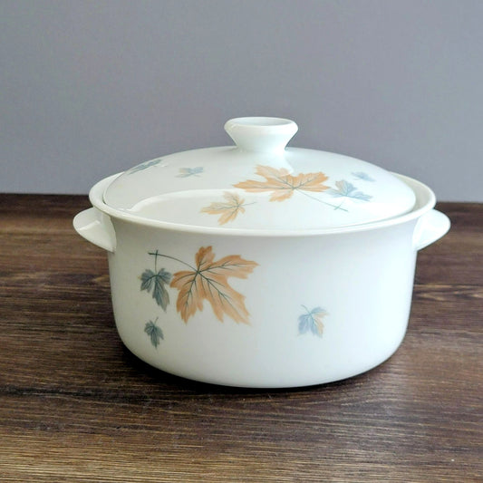 Noritake Maplewood 3 Qt. Round Covered Casserole, c.1960s Japan