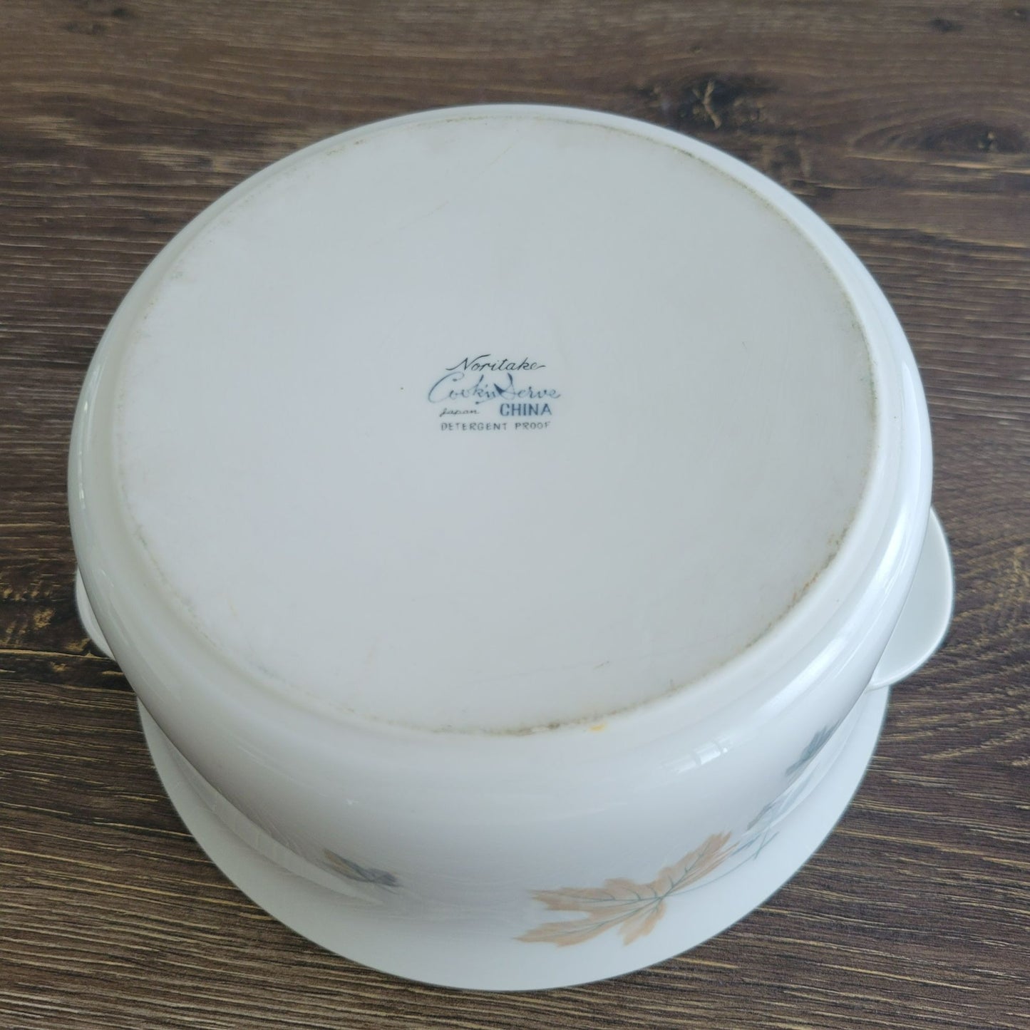 Noritake Maplewood 3 Qt. Round Covered Casserole, c.1960s Japan