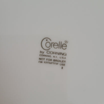 Corelle 8" Blue Heather Round Serving Bowl, c.1977-1981 USA Made