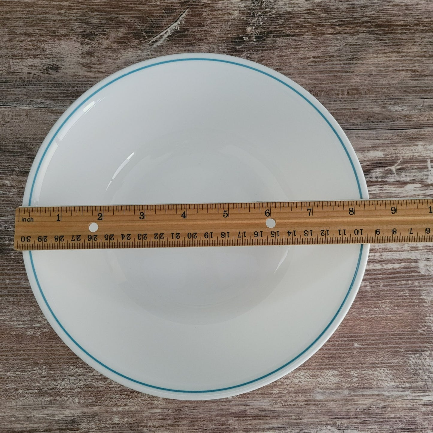 Corelle 8" Blue Heather Round Serving Bowl, c.1977-1981 USA Made