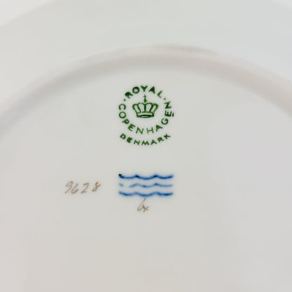 Vintage Royal Copenhagen Hans Christian Andersen Fairy Tale Plates, Gold Trim with Etched Design, c.1975-76 Denmark
