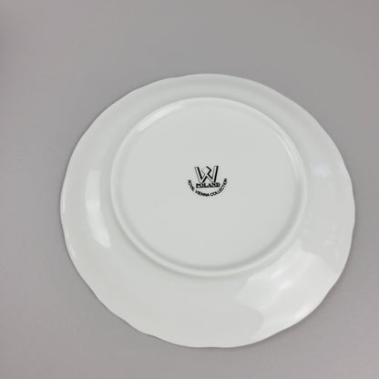 Wawel "Royal Vienna" Bread Plate Set of 2, Made in Poland