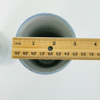 Handcrafted Stoneware Tumbler, Set of 2, Artist Signed