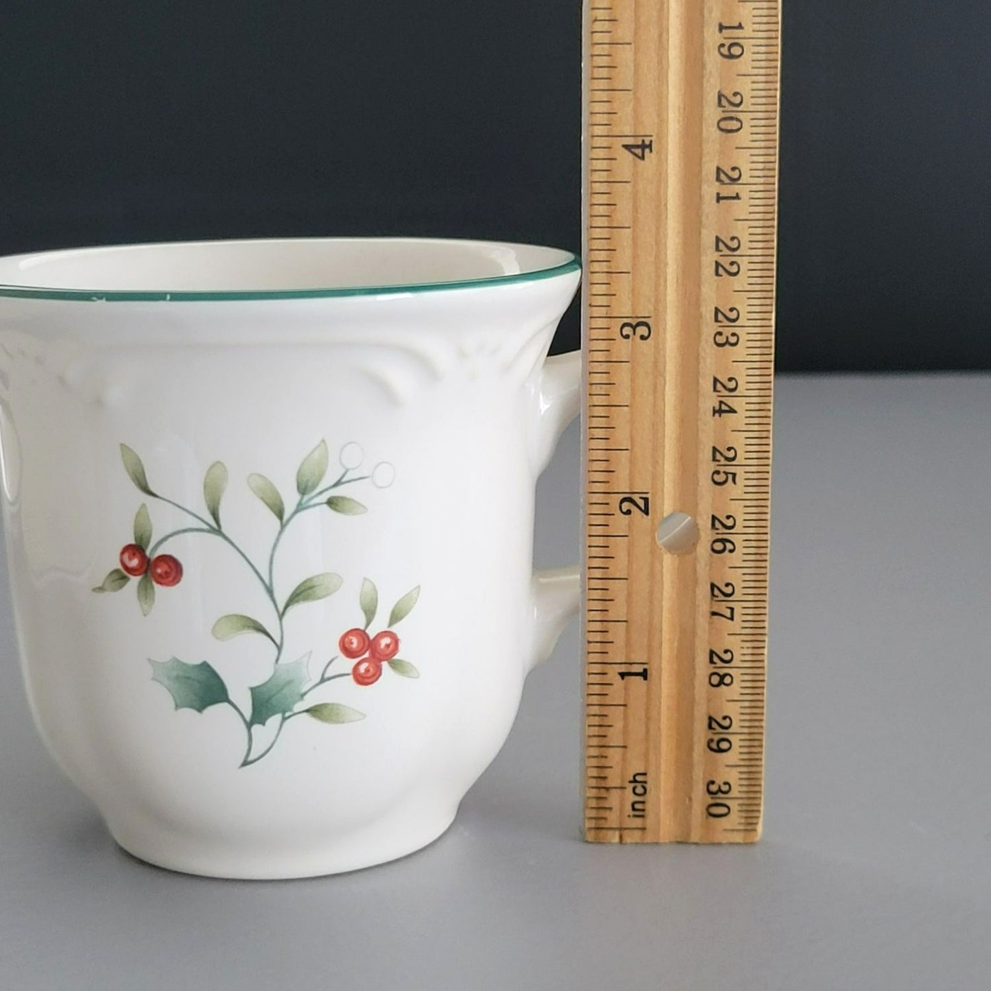 Pfaltzgraff Winterberry Cup & Saucer, 2 Sets, Made in USA