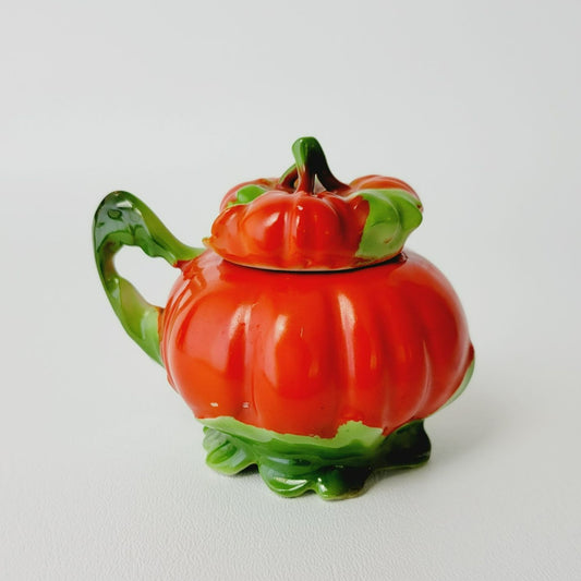 Royal Bayreuth Mustard Pot, Tomato Shaped, Made in Germany