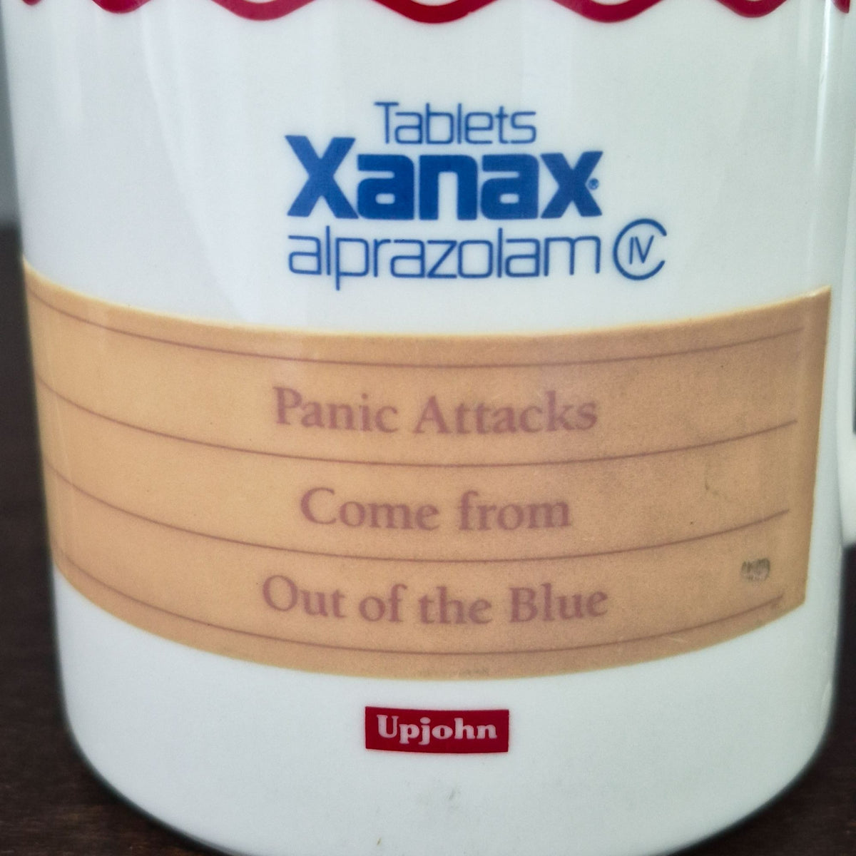 Pfizer Xanax Promotional Mug