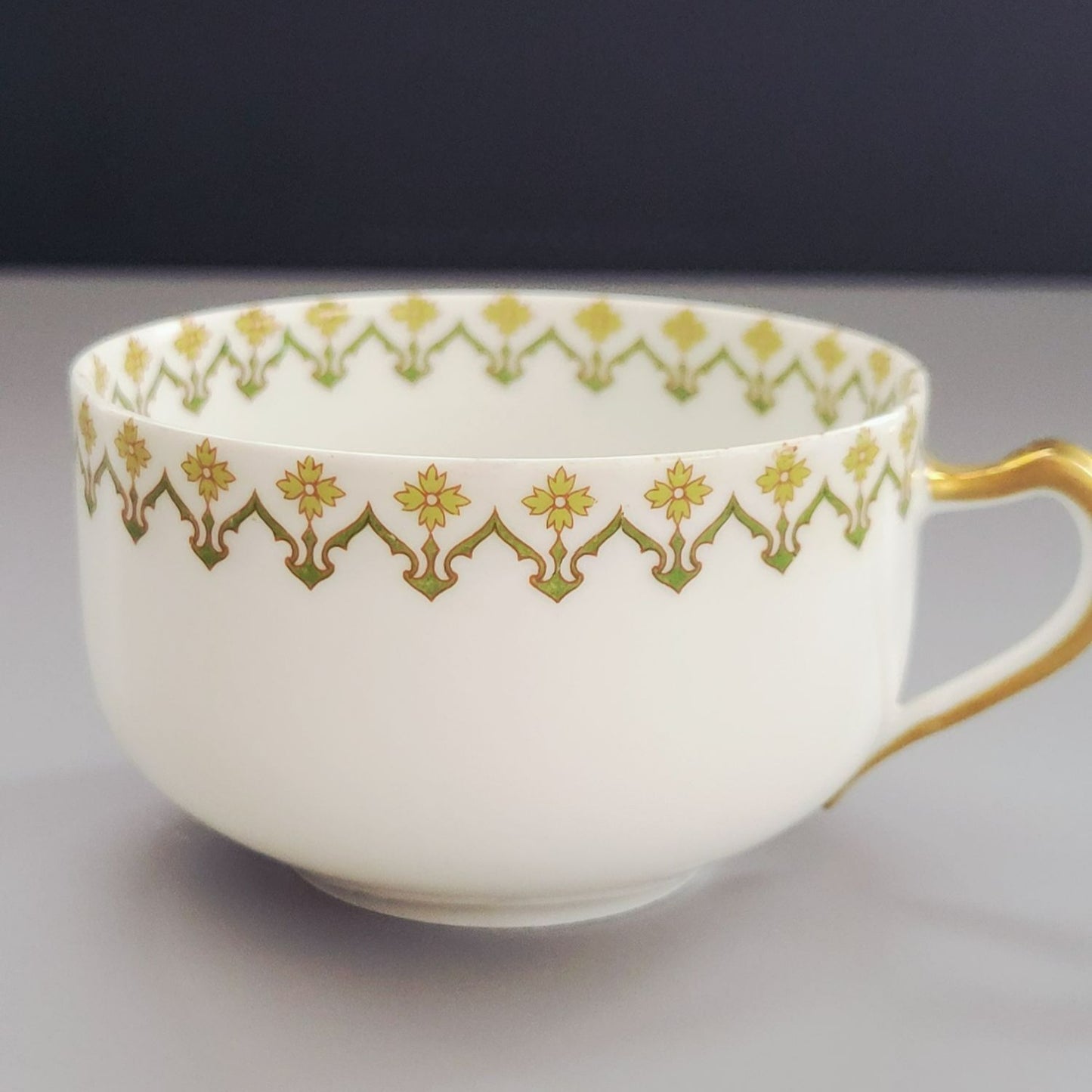 Haviland Teacup and Saucer, Schleiger 570d, c.1926-31 Limoges France