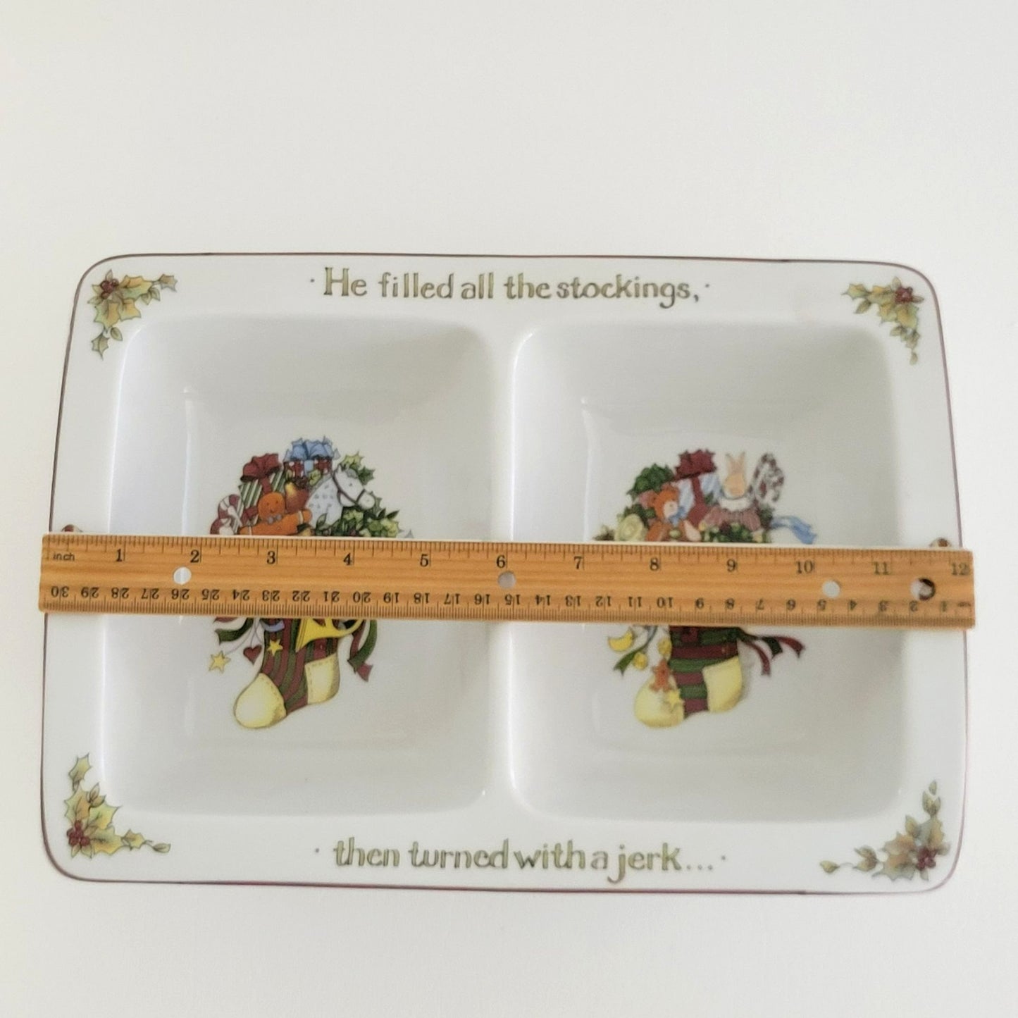 Portmeirion Christmas Story 2 Part Divided Server