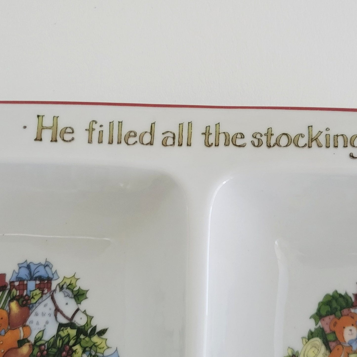 Portmeirion Christmas Story 2 Part Divided Server