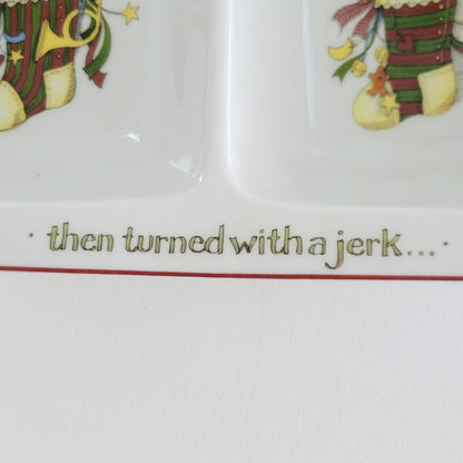 Portmeirion Christmas Story 2 Part Divided Server