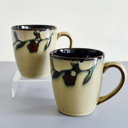 Mikasa "Desert Bloom" Coffee Mug Set c.2009-13