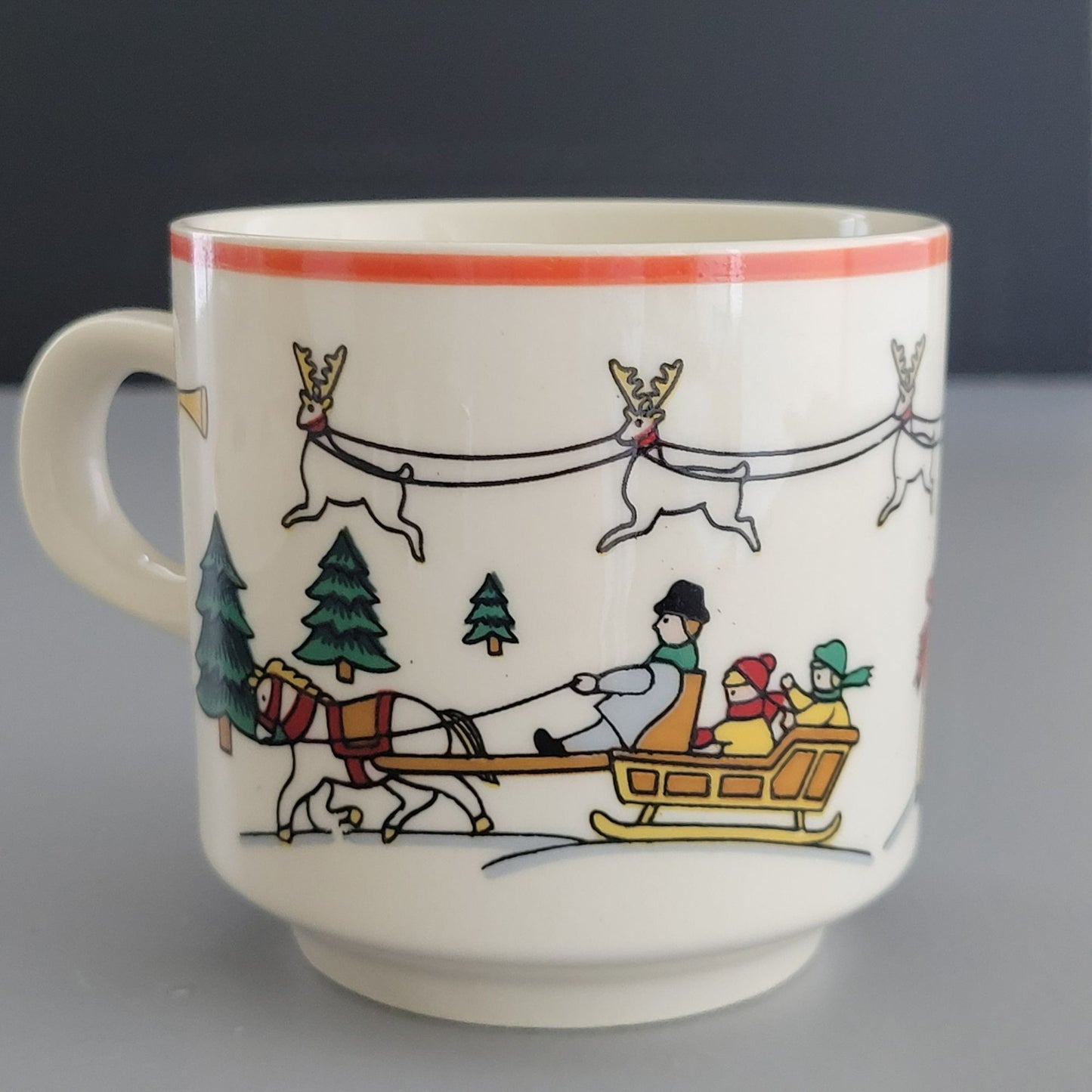 Jamestown The Joy of Christmas Cup & Saucer, 2 Sets