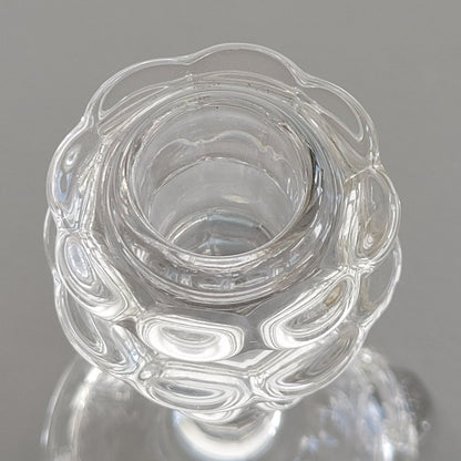 Fostoria Florentine Clear 5" Candlestick Holder, Set of 2