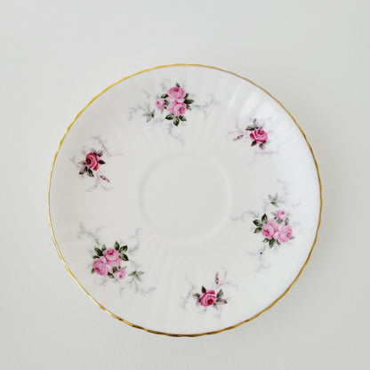 Princess House Windsor Rose Teacup & Saucer, 2 Sets