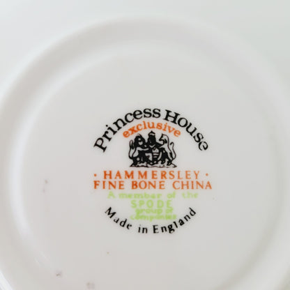 Princess House Windsor Rose Teacup & Saucer, 2 Sets