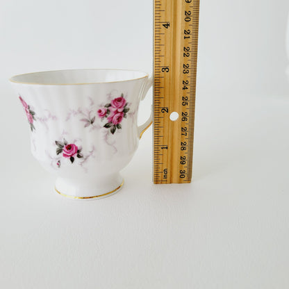 Princess House Windsor Rose Teacup & Saucer, 2 Sets