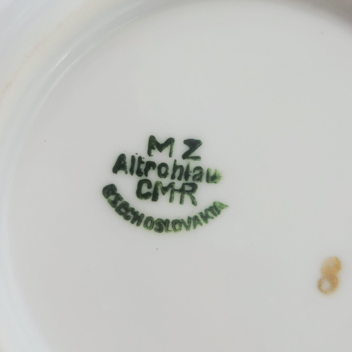 MZ Altrohlau Golden Pheasant Dessert Bowl Set of 2, c.1910s Czechoslovakia