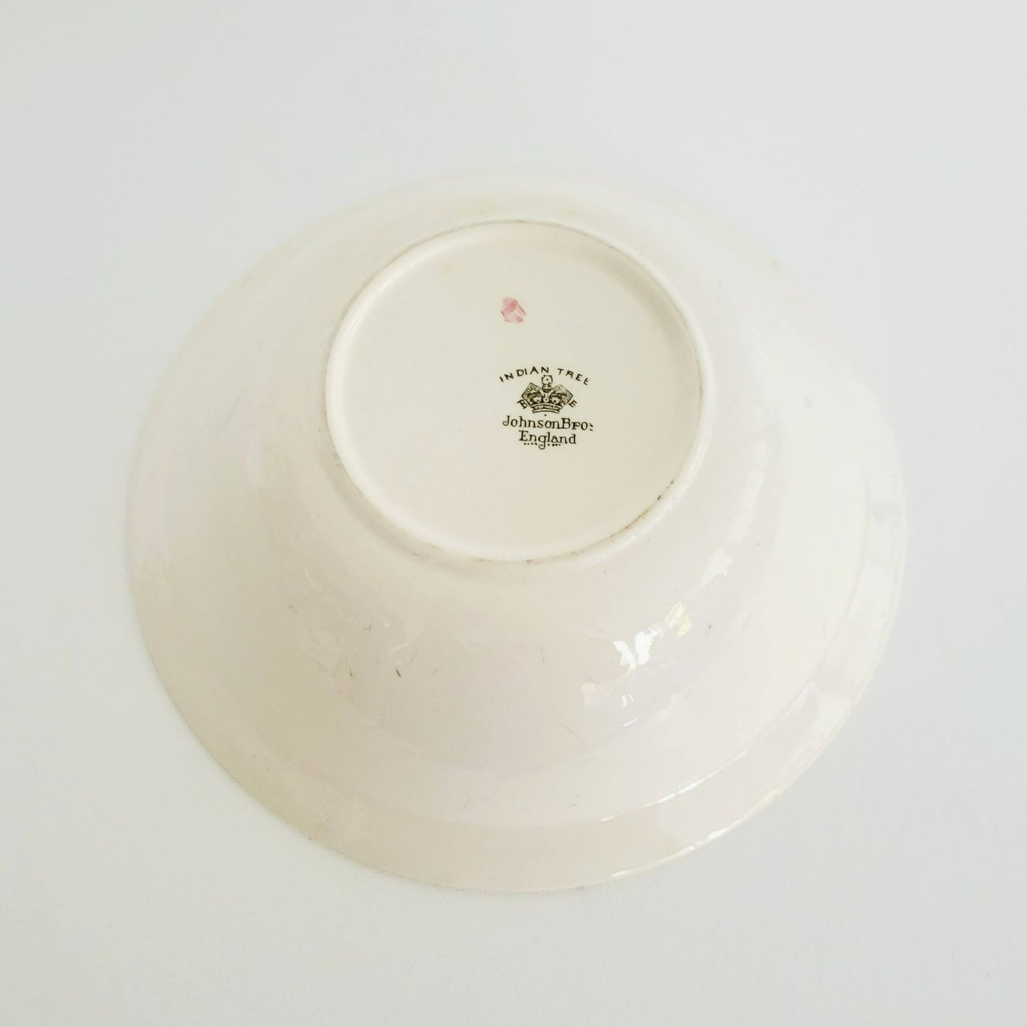 Johnson Bros Indian Tree Round Serving Bowl, c.1979-82 England