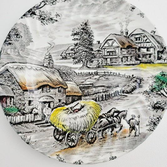 Staffordshire Yorkshire Bread Plate Set of 2, Made in England