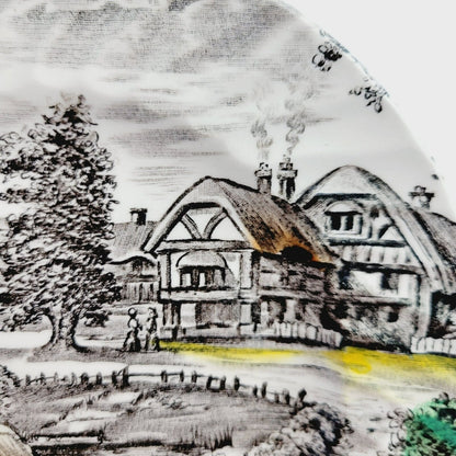 Staffordshire Yorkshire Bread Plate Set of 2, Made in England