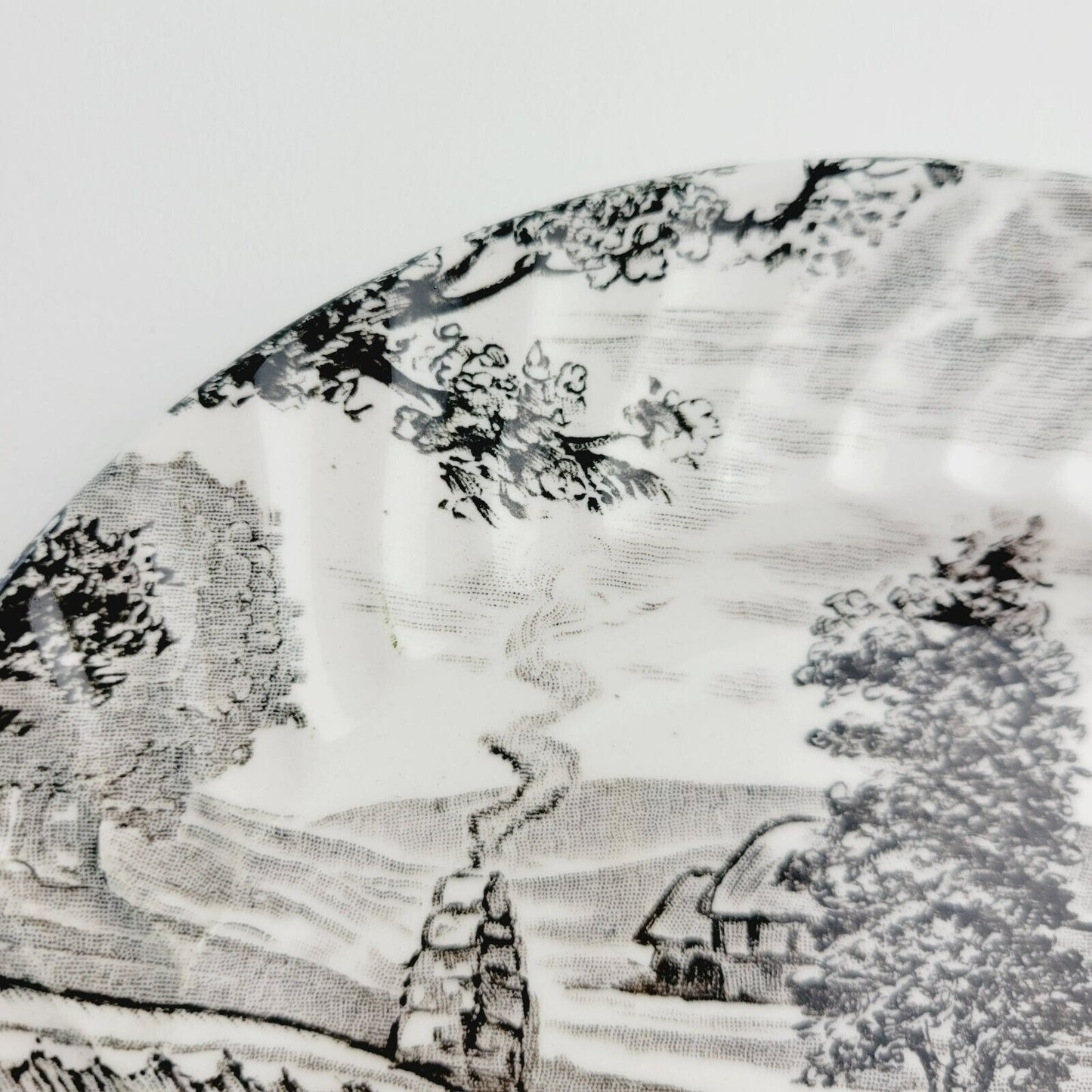 Staffordshire Yorkshire Bread Plate Set of 2, Made in England