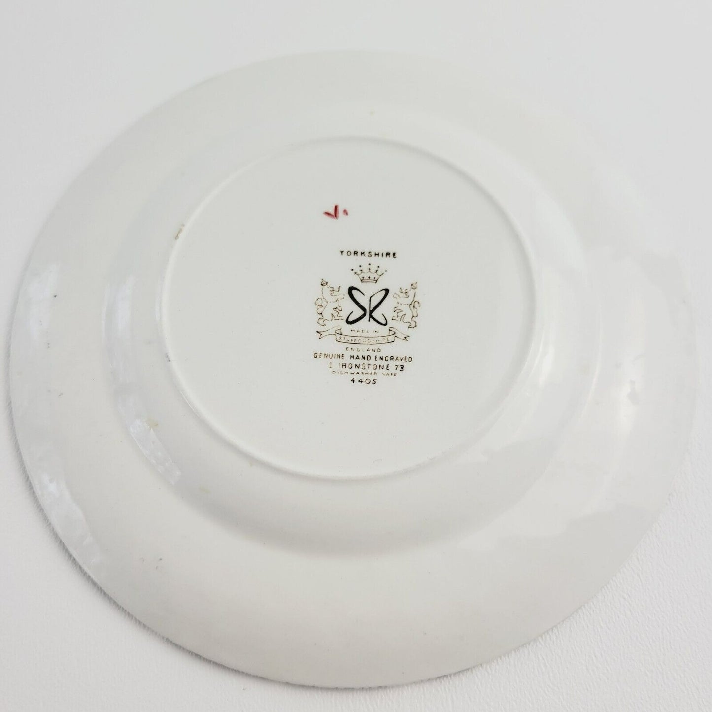 Staffordshire Yorkshire Bread Plate Set of 2, Made in England