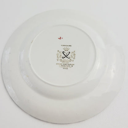 Staffordshire Yorkshire Bread Plate Set of 2, Made in England