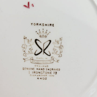 Staffordshire Yorkshire Bread Plate Set of 2, Made in England