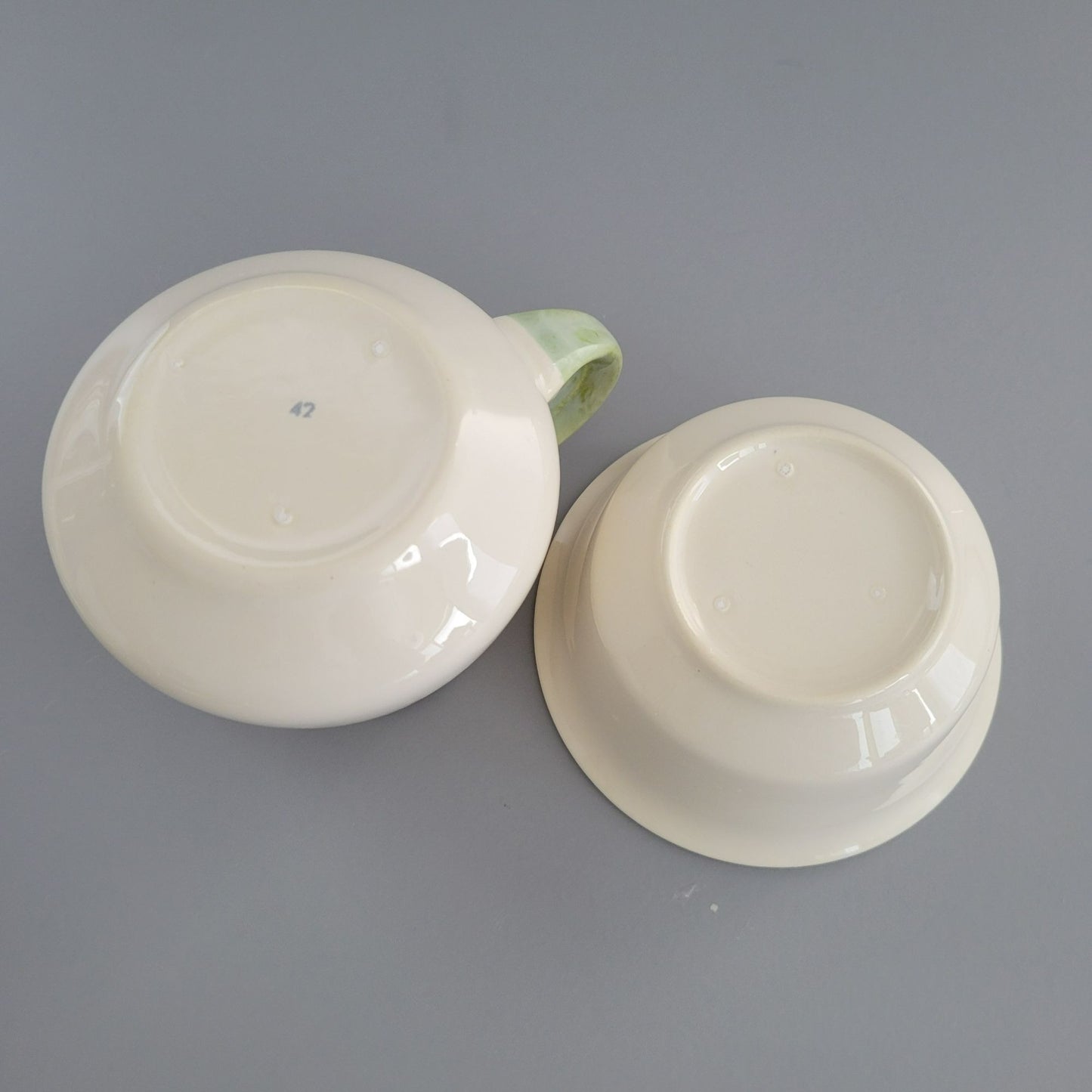 Franciscan Floral Creamer & Sugar Bowl, c.1970s USA