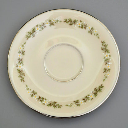 Lenox "Brookdale" Footed Cup & Saucer, 2 Sets, c.1963-93 USA