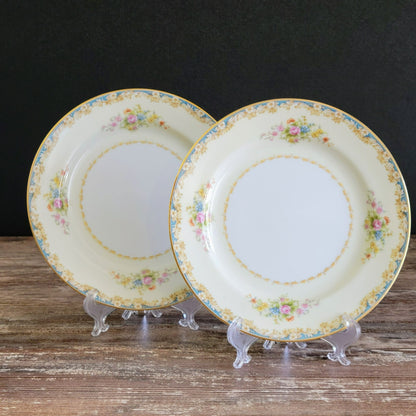 Rose China RO1 Salad Plate, Set of 2, c.1945-48 Occupied Japan