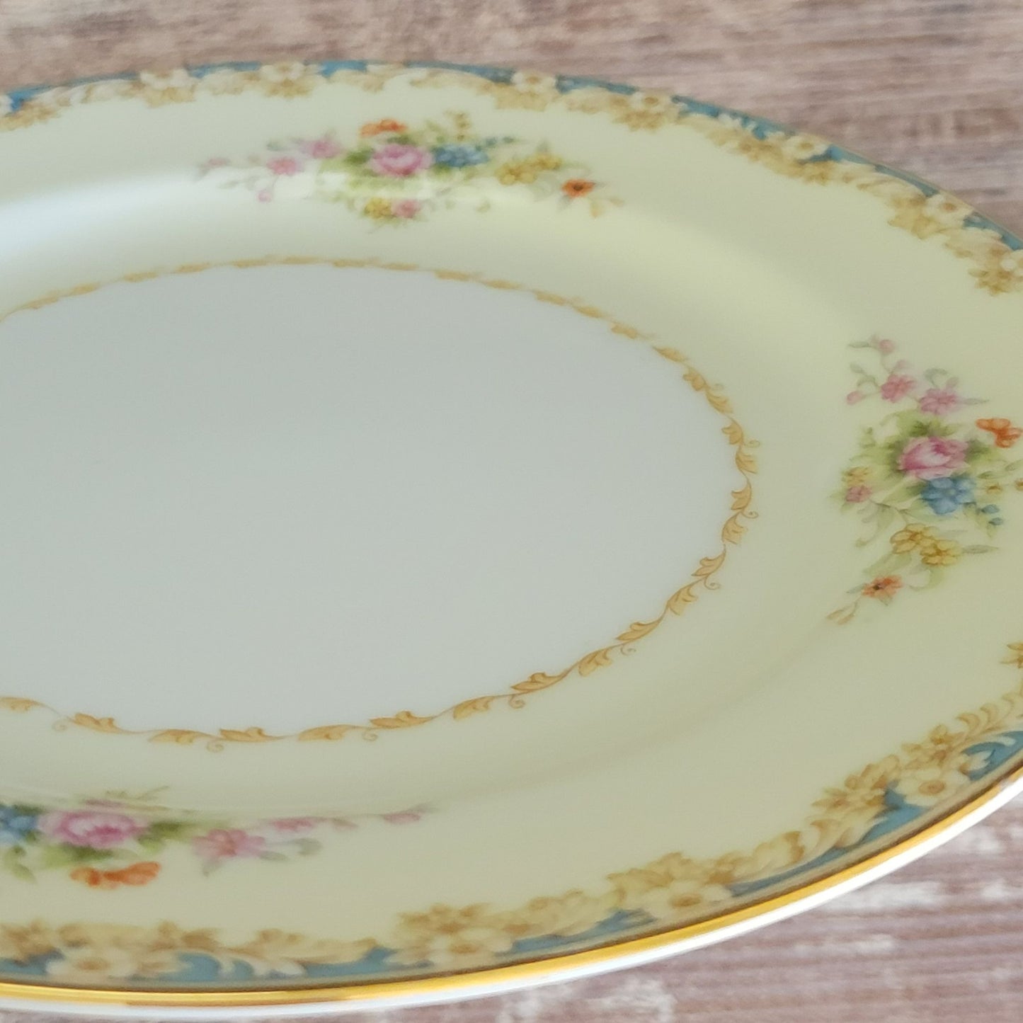 Rose China RO1 Salad Plate, Set of 2, c.1945-48 Occupied Japan
