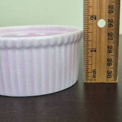 Apilco Ribbed Ramekin Bowl Set of 2, Made in France