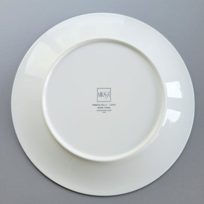 Mikasa Ribbon Holly Dinner Plate, Japan Made