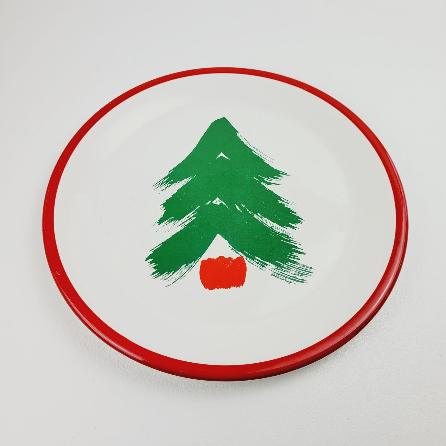 Pfaltzgraff Marimekko Christmas Tree Dinner Plate, c.1970-80 USA