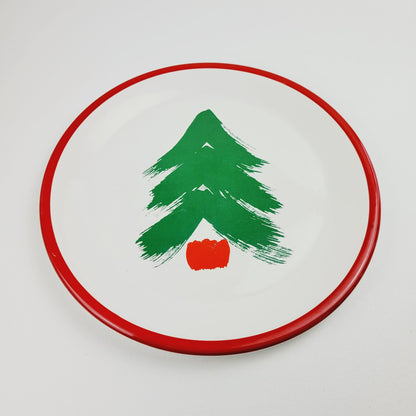 Pfaltzgraff Marimekko Christmas Tree Dinner Plate, c.1970-80 USA
