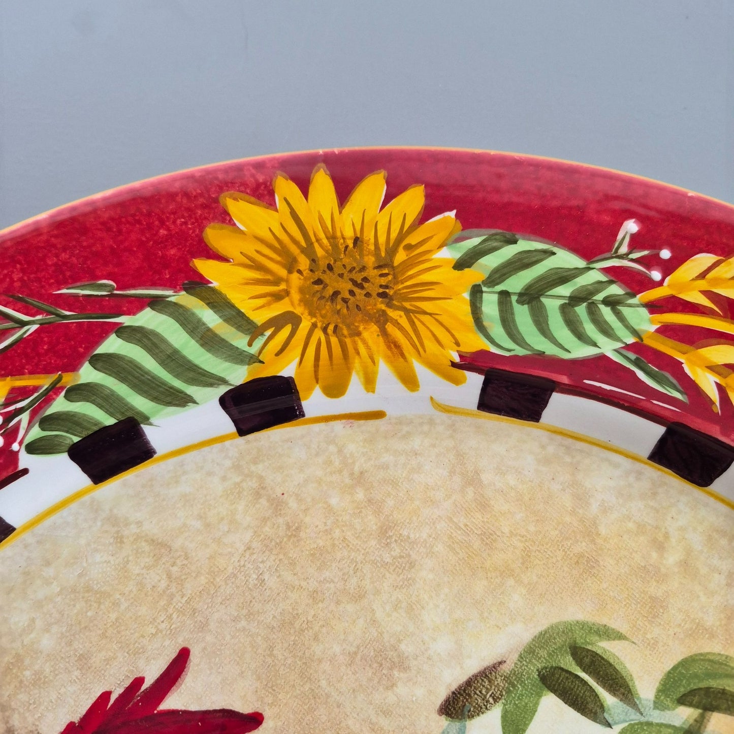 Sakura "Chanticleer" Rooster 16" Round Platter