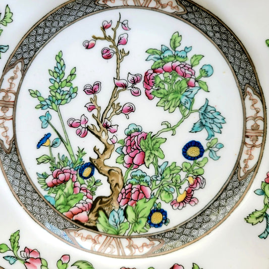 Antique Coalport Indian Tree Dinner Plate, c.1891-1920 England