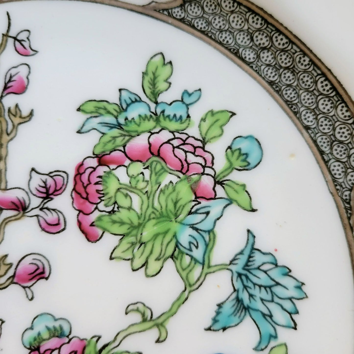 Antique Coalport Indian Tree Dinner Plate, c.1891-1920 England