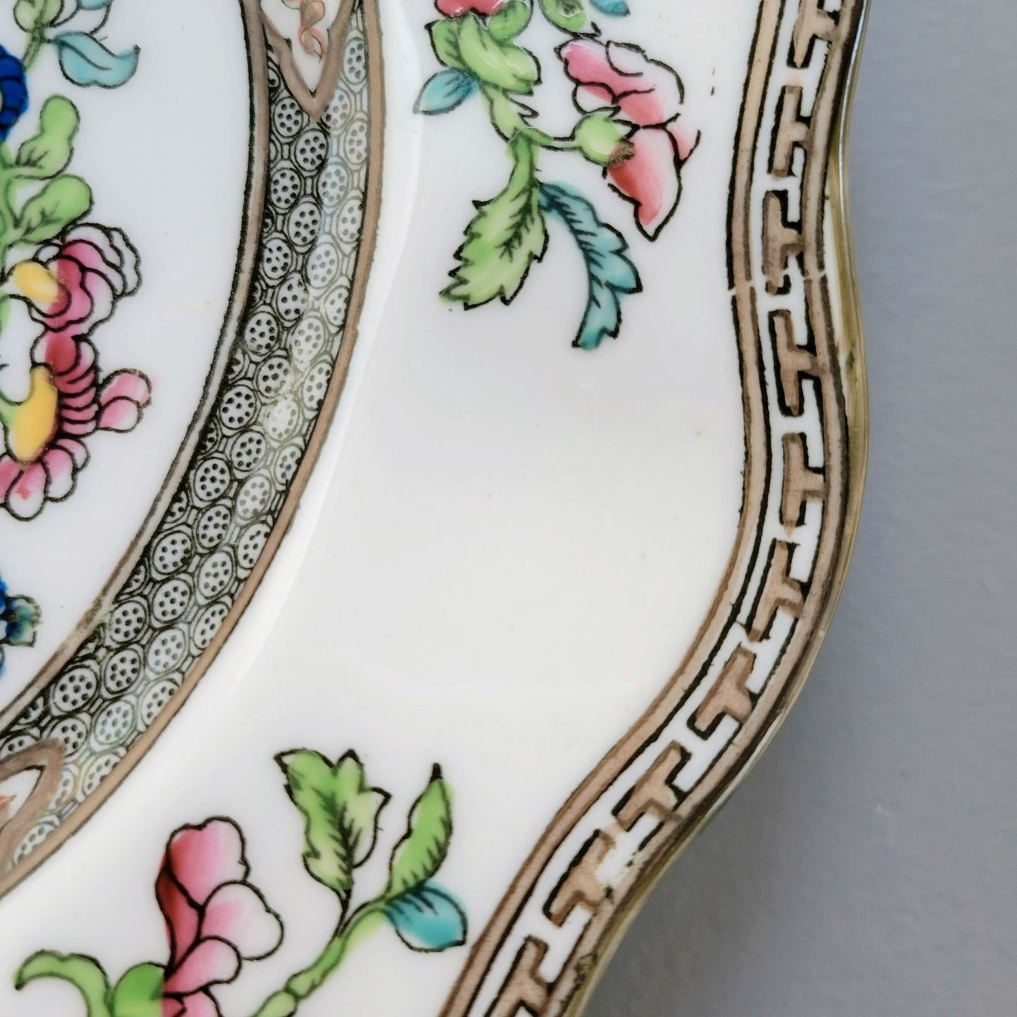 Antique Coalport Indian Tree Dinner Plate, c.1891-1920 England