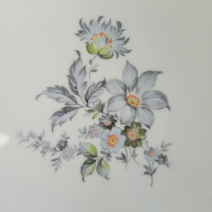 Bohemian China Wild Flower 13" Round Platter, Made in Czechoslovakia