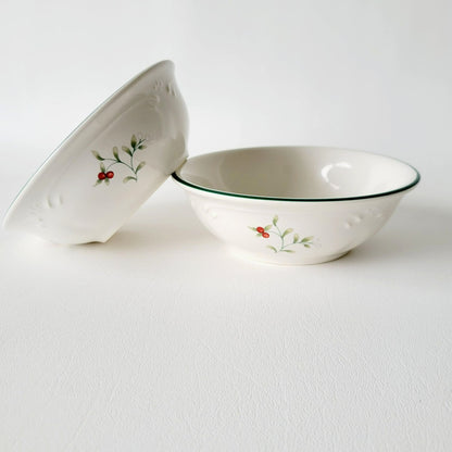 Pfaltzgraff Winterberry Cereal Bowls, Set of 2