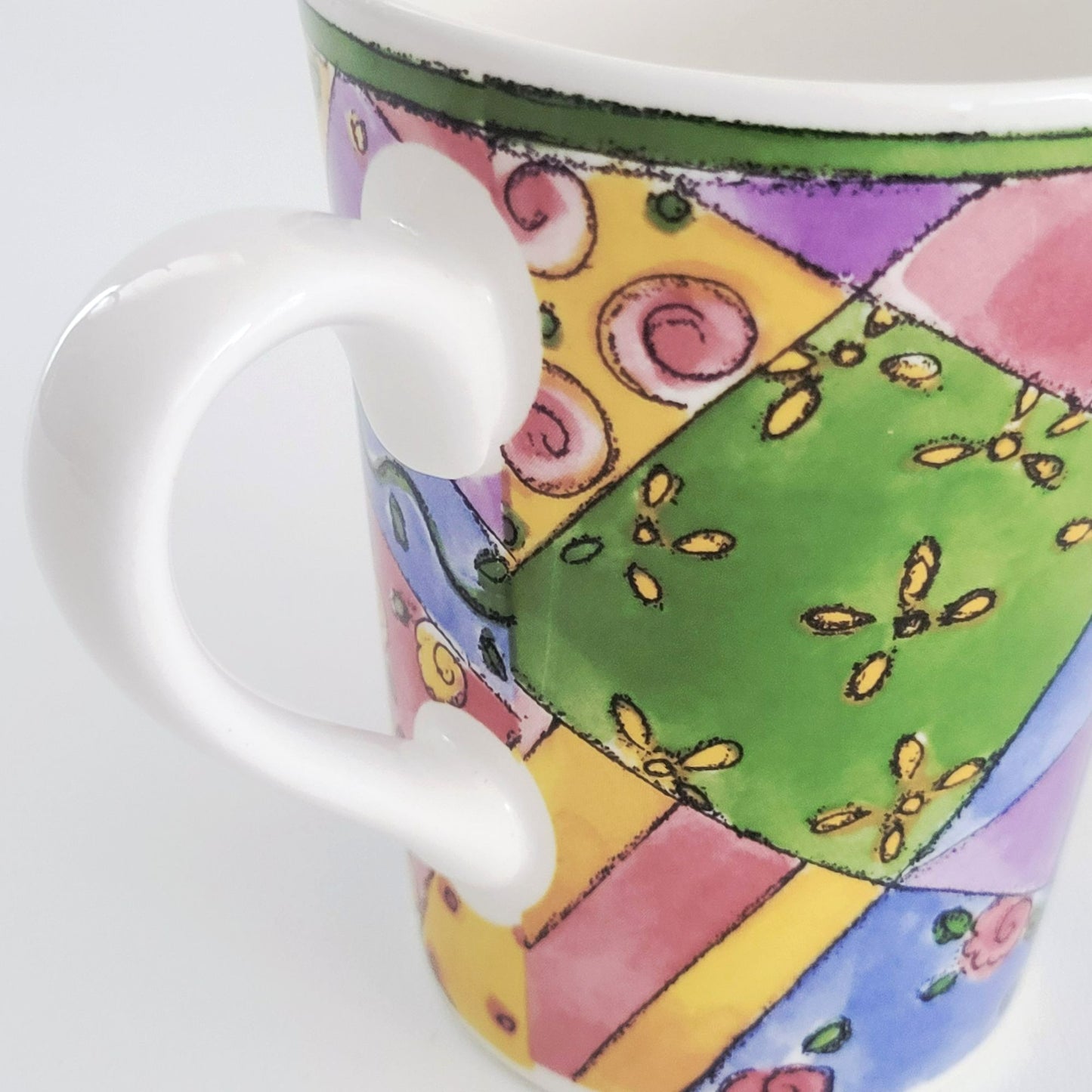 Sango The Sweet Shoppe Lemon Meringue Coffee Mug, Set of 2, c.1999-2002