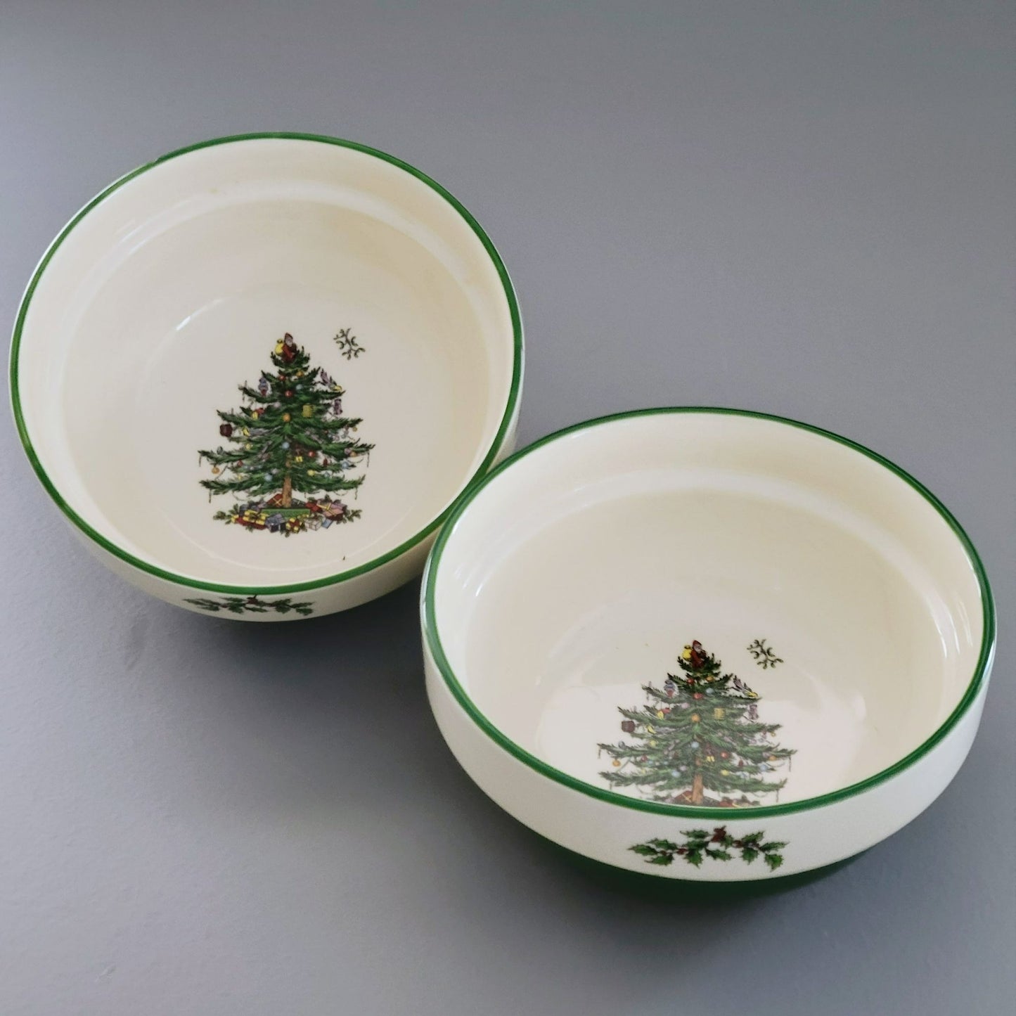 Spode Christmas Tree Stackable Cereal Bowl, Set of 2