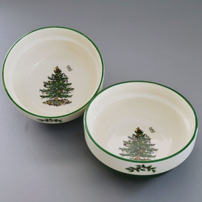 Spode Christmas Tree Stackable Cereal Bowl, Set of 2