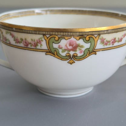 Haviland "Belford" Bouillon Cup Set of 2, Limoges France c.1903-1925