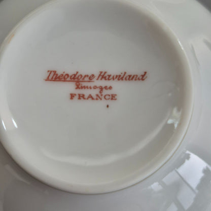 Haviland "Belford" Bouillon Cup Set of 2, Limoges France c.1903-1925